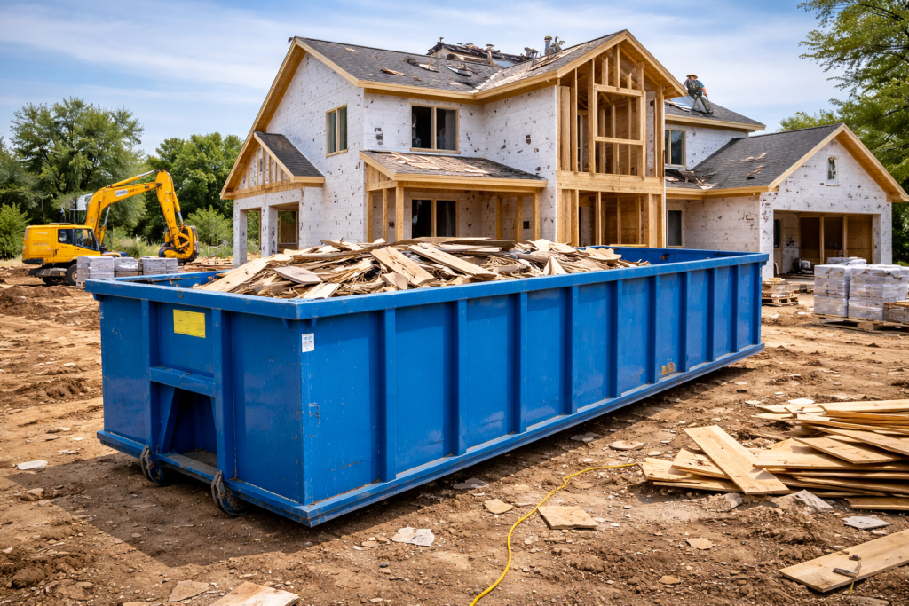 construction dumpster rental in Flower Mound TX